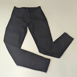 Democracy "Ab"solution® Skinny Leg Mid Rise Denim Ankle Jeggings Sz 2 Black
